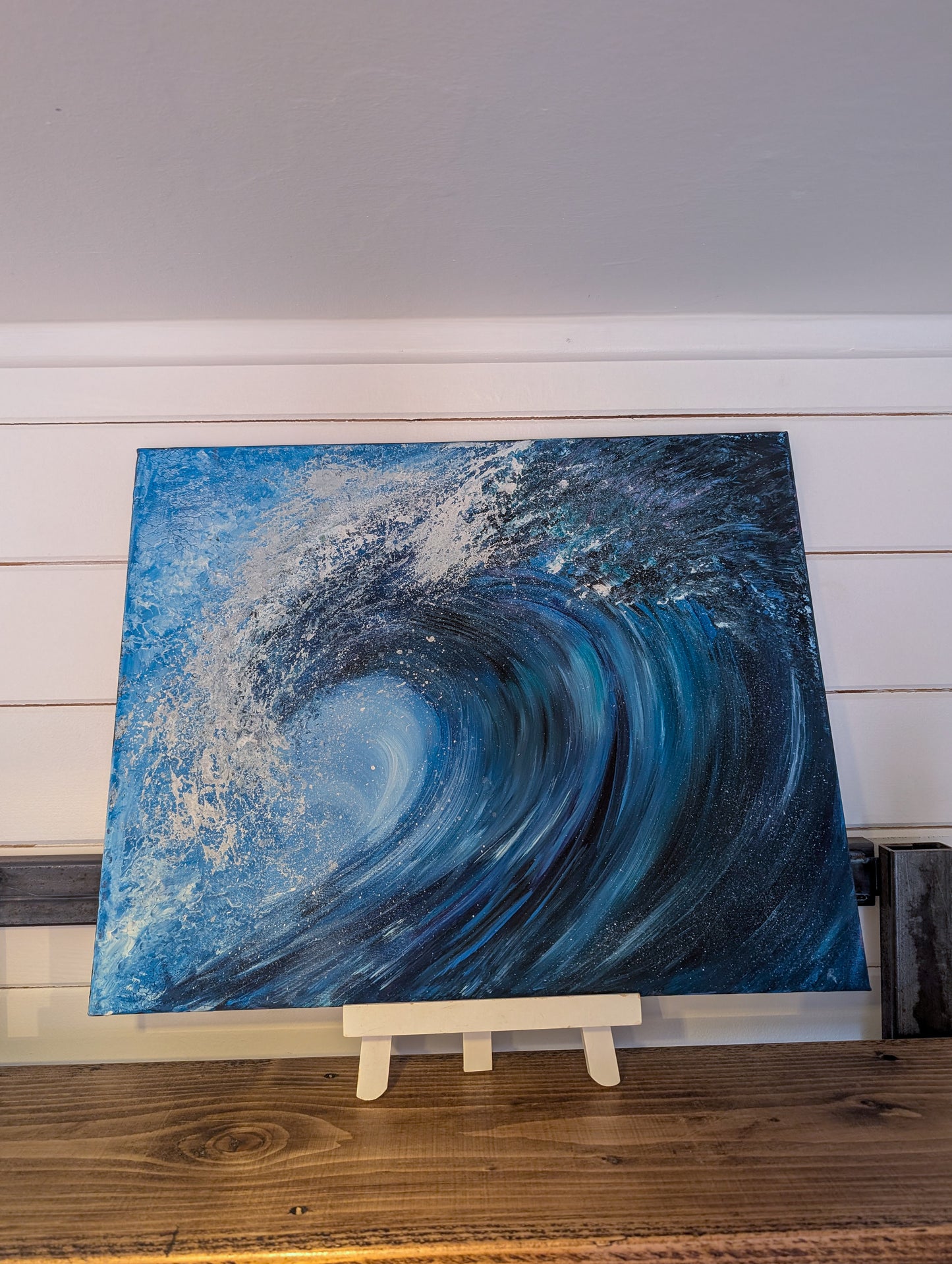 Glas Waves - Original Painting by Rachel Bennett