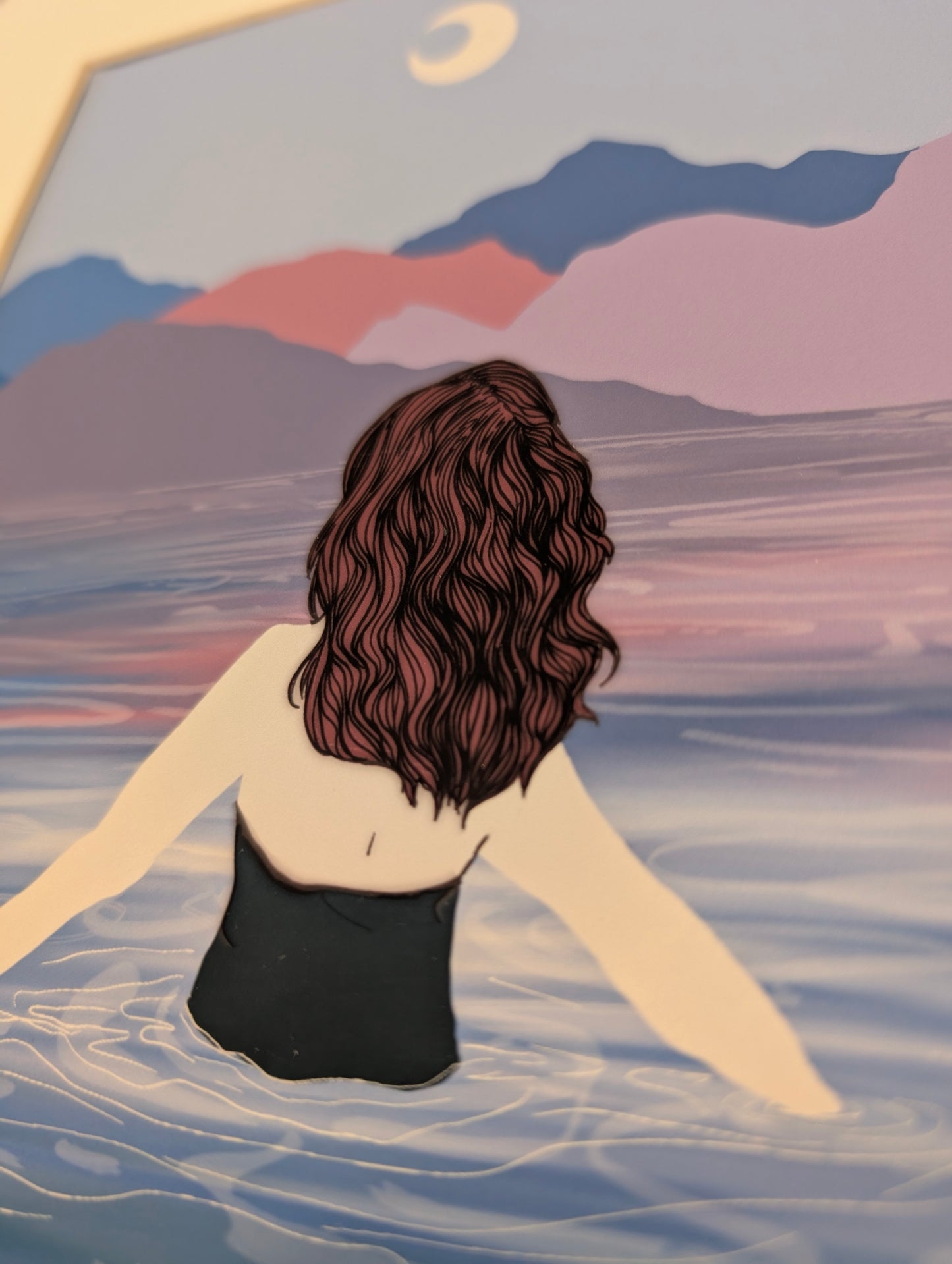 Mounted “Wildswimming x Spirit of the Sea” Print