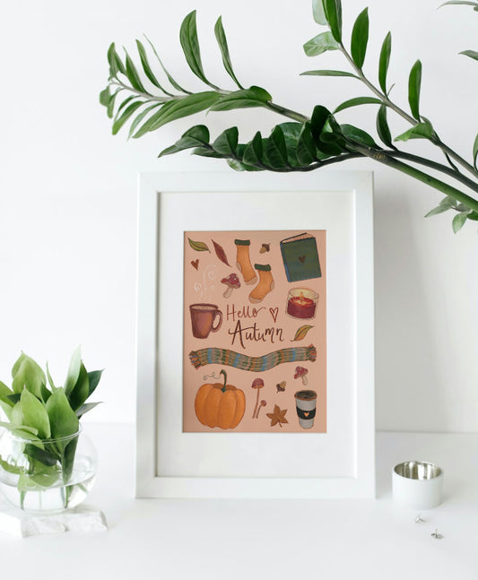 Hello Autumn Print