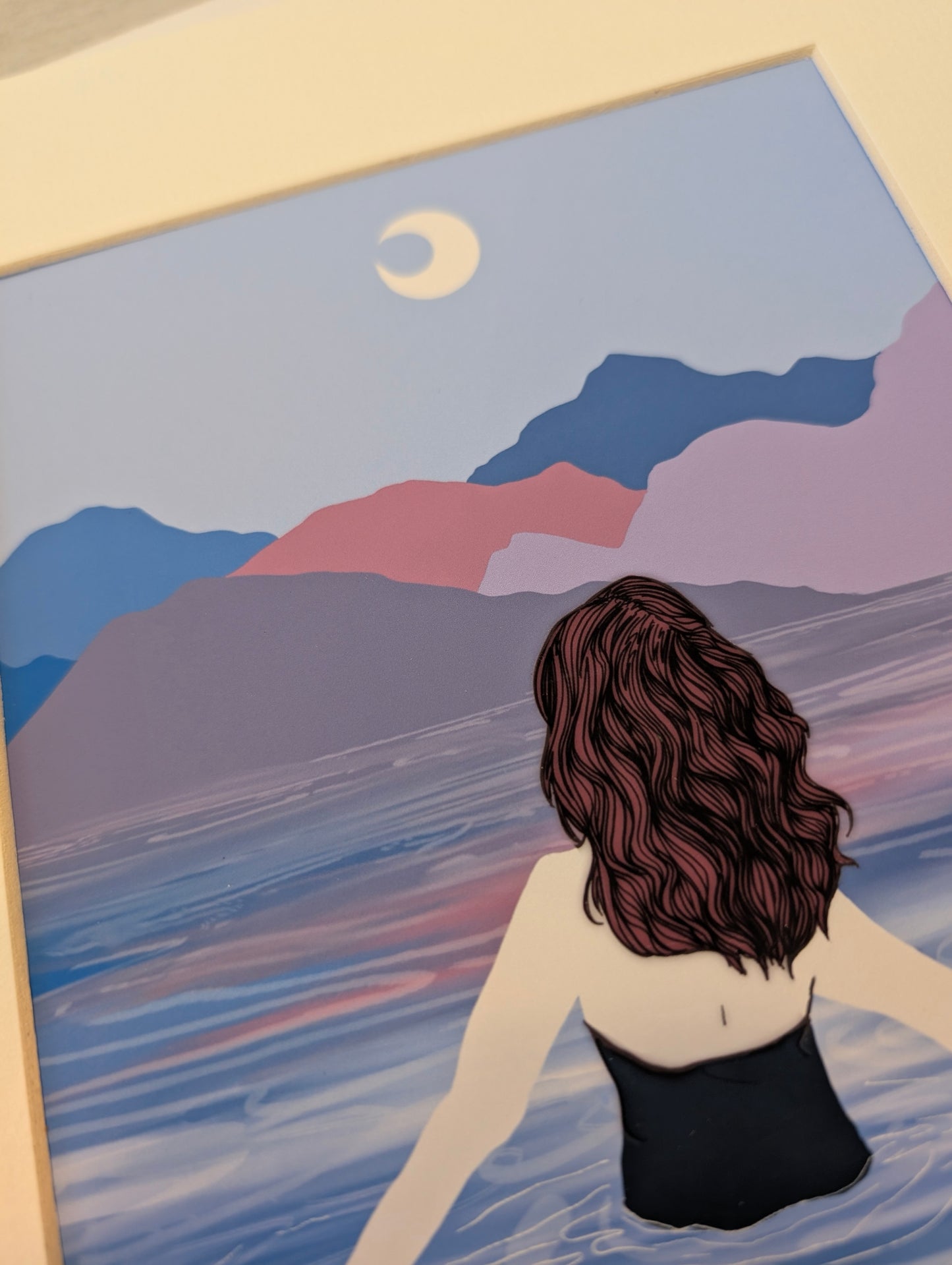 Mounted “Wildswimming x Spirit of the Sea” Print