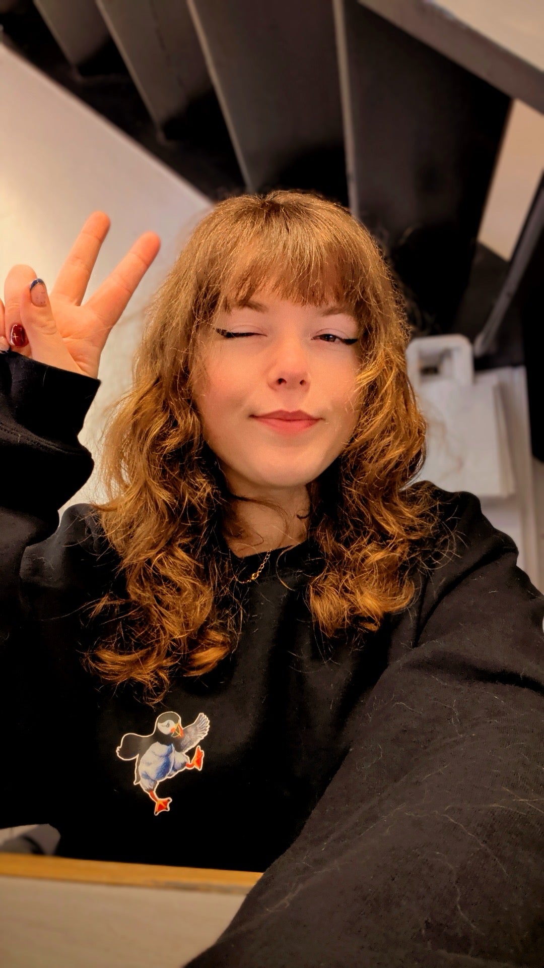 Puffin Prints Locally Printed Gildan Sweatshirt with Puffin Emblem