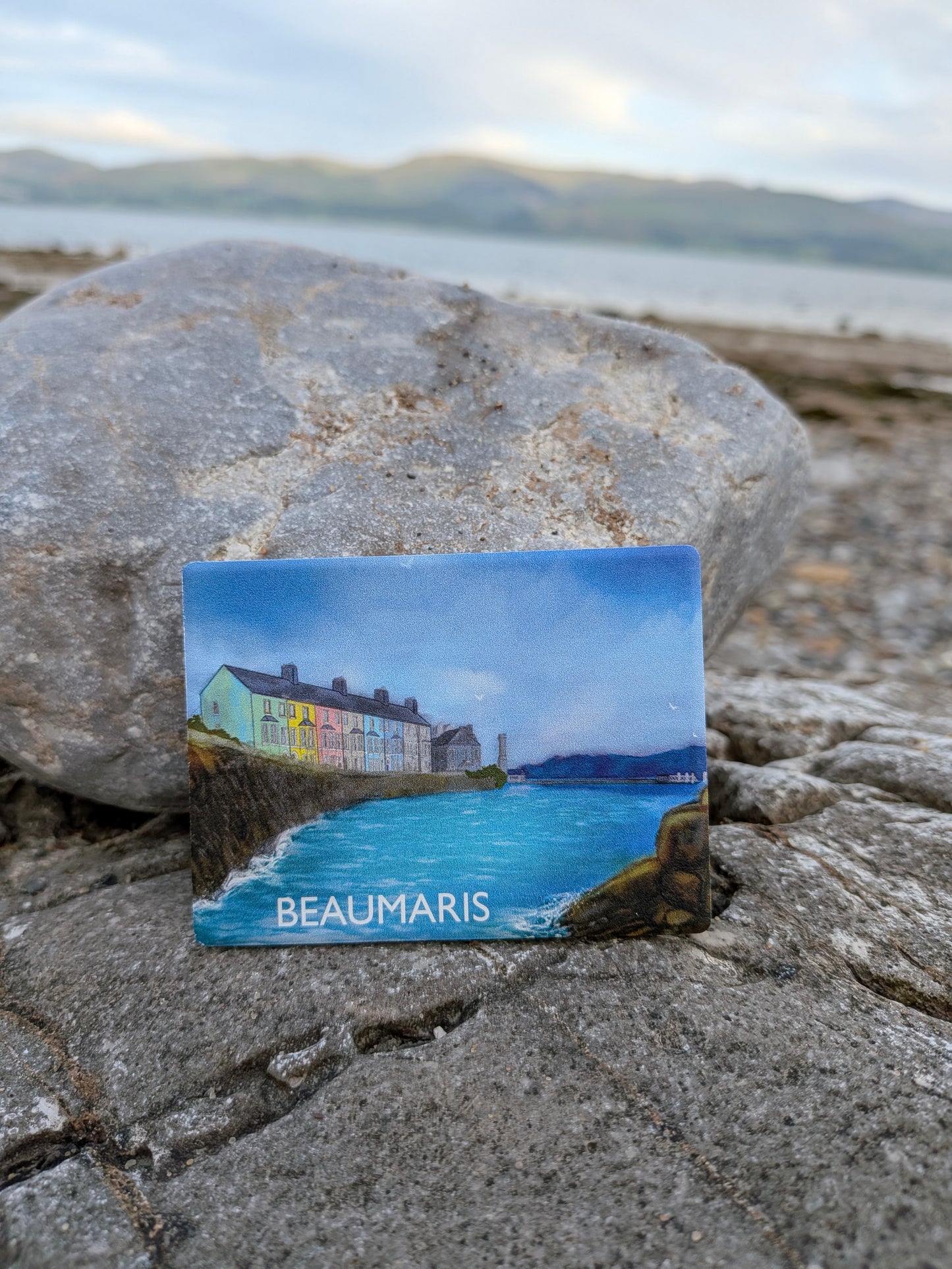 Puffin Prints Ceramic Artist Print Magnet - Beaumaris Houses